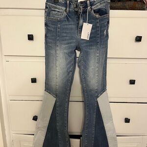 Chic Blue Flare Jeans